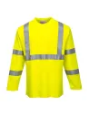 CAMISETA DE MANGA LARGA RESISTENTE A LA LLAMA Y DE ALTA VISIBILIDAD PORTWEST FR96