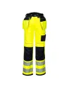 PANTALÓN ELÁSTICO DE ALTA VISIBILIDAD PW3 CON BOLSILLOS DE PISTOLERA PORTWEST PW306