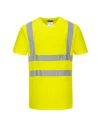CAMISETA CON CUELLO EN V E INSERCIONES DE MALLA PORTWEST S179