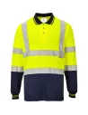 POLO BICOLOR DE MANGA LARGA PORTWEST S279