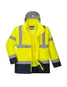 PARKA 4 EN 1 DE ALTA VISIBILIDAD CONTRAST TRAFFIC PORTWEST S471