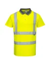 POLO DE MANGA CORTA DE ALTA VISIBILIDAD  PORTWEST S477