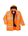 PARKA DE ALTA VISIBILIDAD, IGNÍFUGA Y ANTIESTÁTICA BIZFLAME RAIN PORTWEST S778