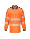 POLO DE ALTA VISIBILIDAD DE MANGA LARGA PW3 PORTWEST T184