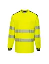 CAMISETA DE ALTA VISIBILIDAD DE MANGA LARGA PW3 PORTWEST T185
