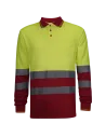 POLO PIQUÉ MANGA LARGA COMBINADO AV WR302 WORKO