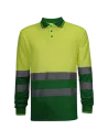 POLO PIQUÉ MANGA LARGA COMBINADO AV WR302 WORKO