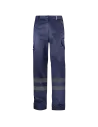 PANTALON MULTIBOLSILLOS BASICO CON BANDAS MUJER. WR100MR WORKO
