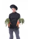CHAQUETA COCINA MUJER CREMA COSIDO LENTO CC1465 D36