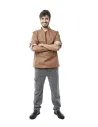 CHAQUETA COCINA DENIM HOMBRE DECUCHARA COSIDO LENTO CC1417 D28