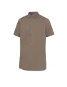 CAMISA MANGA CORTA CUELLO ITALIANO SLIM FIT  MONZA 02142