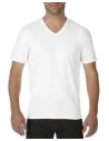 CAMISETA PREMIUM COTTON ADULT V-NECK T-SHIRT GILDAN GD41V00