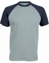 CAMISETA BASEBALL SHORT-SLEEVED TWO-TONE T-SHIRT KARIBAN K330