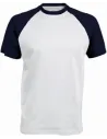 CAMISETA BASEBALL SHORT-SLEEVED TWO-TONE T-SHIRT KARIBAN K330