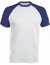 CAMISETA BASEBALL SHORT-SLEEVED TWO-TONE T-SHIRT KARIBAN K330