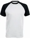 CAMISETA BASEBALL SHORT-SLEEVED TWO-TONE T-SHIRT KARIBAN K330