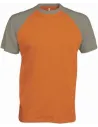 CAMISETA BASEBALL SHORT-SLEEVED TWO-TONE T-SHIRT KARIBAN K330