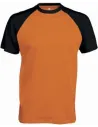 CAMISETA BASEBALL SHORT-SLEEVED TWO-TONE T-SHIRT KARIBAN K330