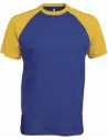 CAMISETA BASEBALL SHORT-SLEEVED TWO-TONE T-SHIRT KARIBAN K330