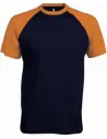 CAMISETA BASEBALL SHORT-SLEEVED TWO-TONE T-SHIRT KARIBAN K330