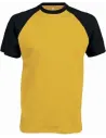CAMISETA BASEBALL SHORT-SLEEVED TWO-TONE T-SHIRT KARIBAN K330