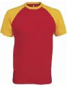 CAMISETA BASEBALL SHORT-SLEEVED TWO-TONE T-SHIRT KARIBAN K330