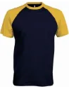 CAMISETA BASEBALL SHORT-SLEEVED TWO-TONE T-SHIRT KARIBAN K330
