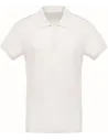 POLO MEN'S ORGANIC PIQUÉ SHORT-SLEEVED POLO SHIRT KARIBAN K209