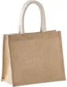 BOLSA JUTE CANVAS TOTE - MEDIUM KIMOOD KI0273