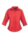CAMISA BLUSA POPELÍN MANGA 3/4 PREMIER PR305