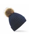 GORRO FUR POM POM CHUNKY BEANIE BEECHFIELD BF412