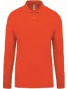 POLO MEN'S LONG-SLEEVED PIQUÉ POLO SHIRT KARIBAN K256