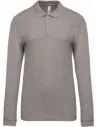 POLO MEN'S LONG-SLEEVED PIQUÉ POLO SHIRT KARIBAN K256