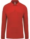 POLO MEN'S LONG-SLEEVED PIQUÉ POLO SHIRT KARIBAN K256