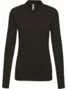 POLO LADIES’ LONG-SLEEVED PIQUÉ POLO SHIRT KARIBAN K257