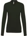 POLO LADIES’ LONG-SLEEVED PIQUÉ POLO SHIRT KARIBAN K257