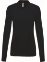 POLO LADIES’ LONG-SLEEVED PIQUÉ POLO SHIRT KARIBAN K257