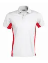 POLO FLAG SHORT-SLEEVED TWO-TONE POLO SHIRT KARIBAN K232