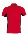 POLO FLAG SHORT-SLEEVED TWO-TONE POLO SHIRT KARIBAN K232