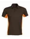POLO FLAG SHORT-SLEEVED TWO-TONE POLO SHIRT KARIBAN K232