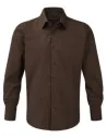 CAMISA MEN'S EASY CARE FITTED MANGA LARGA RUSSELL R946M0
