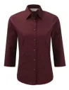CAMISAS LADIES EASY CARE FITTED MANGA 3/4 RUSSELL R946F0