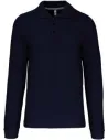 POLO MEN'S LONG-SLEEVED POLO SHIRT KARIBAN K243