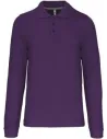 POLO MEN'S LONG-SLEEVED POLO SHIRT KARIBAN K243
