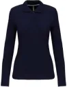POLO LADIES' LONG-SLEEVED POLO SHIRT KARIBAN K244