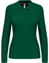 POLO LADIES' LONG-SLEEVED POLO SHIRT KARIBAN K244
