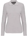 POLO LADIES' LONG-SLEEVED POLO SHIRT KARIBAN K244