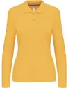 POLO LADIES' LONG-SLEEVED POLO SHIRT KARIBAN K244