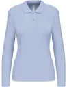 POLO LADIES' LONG-SLEEVED POLO SHIRT KARIBAN K244