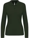 POLO LADIES' LONG-SLEEVED POLO SHIRT KARIBAN K244